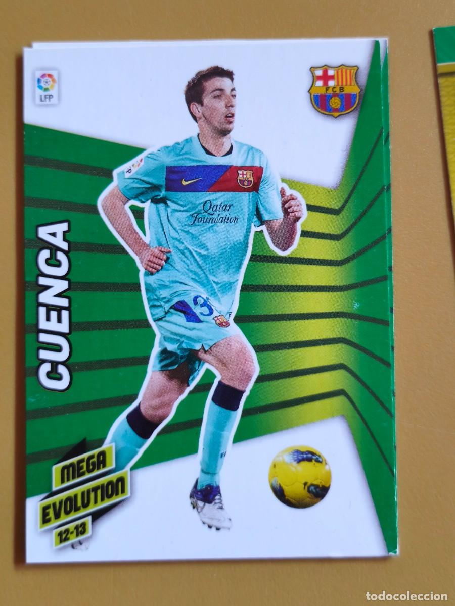Cromos de f&uacute;tbol: cuenca, 12 13 mega evolution
