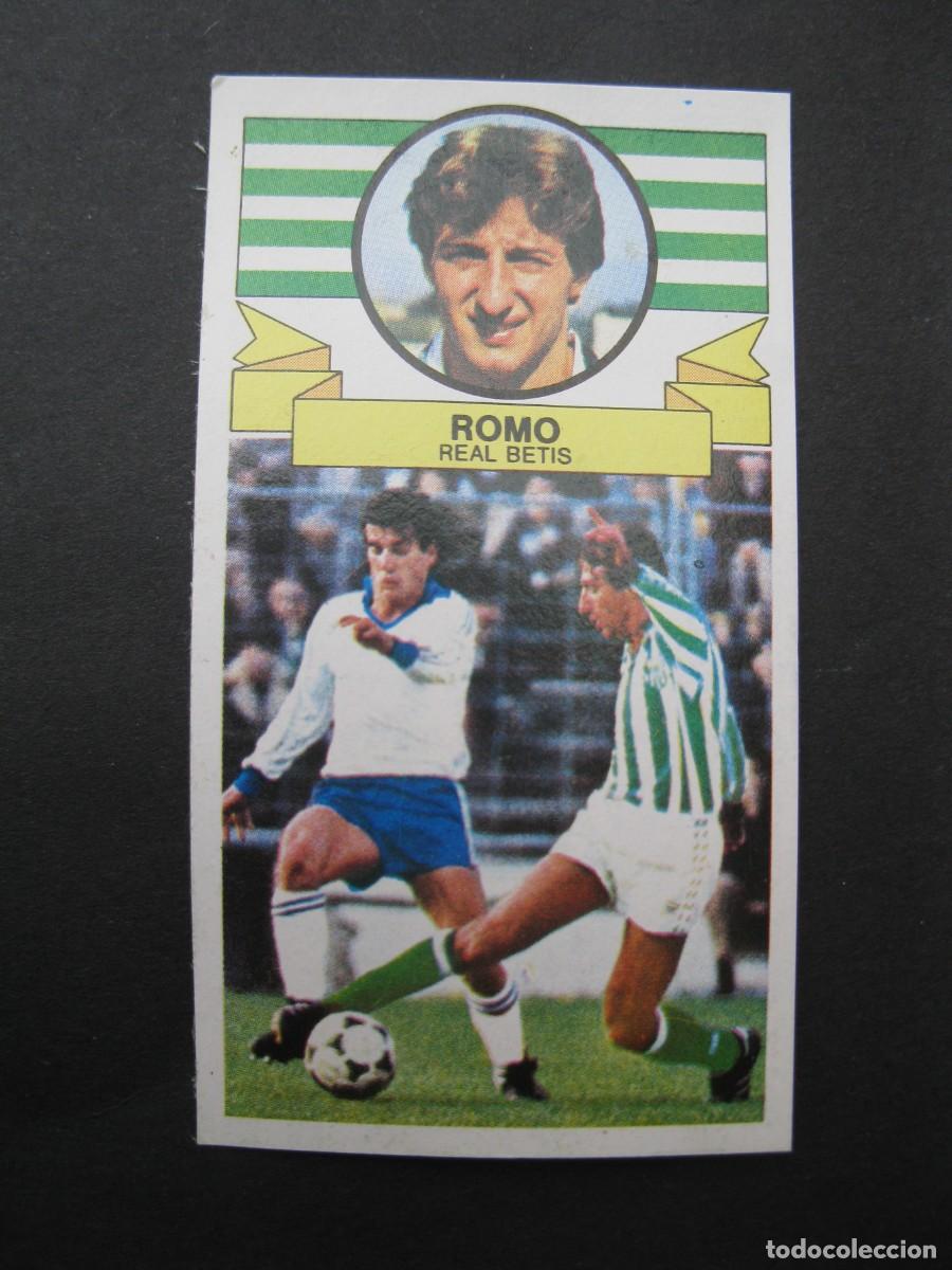 Cromos de f&uacute;tbol: ROMO (R. BETIS) - COLOCA - CAMPEONATO DE LIGA 85/86 - EDICIONES ESTE.