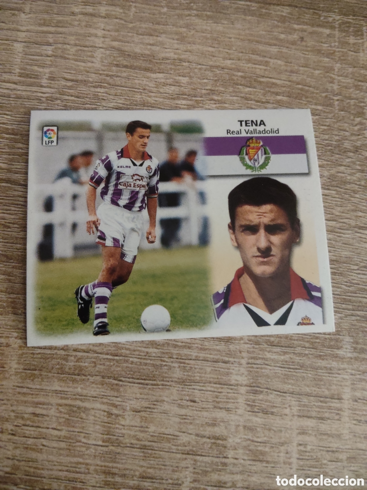Cartes &agrave; collectionner de Football: Tena coloca Real Valladolid liga 1999 2000 99 00 ediciones este nuevo
