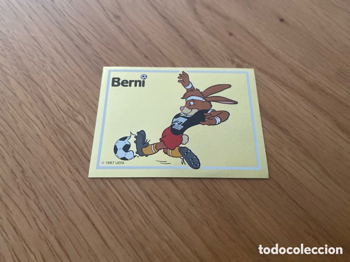 Cartes &agrave; collectionner de Football: Cromo panini euro 88 Alemania n&uacute;mero 41 Berni - Sticker album eurocup 1988 Germany