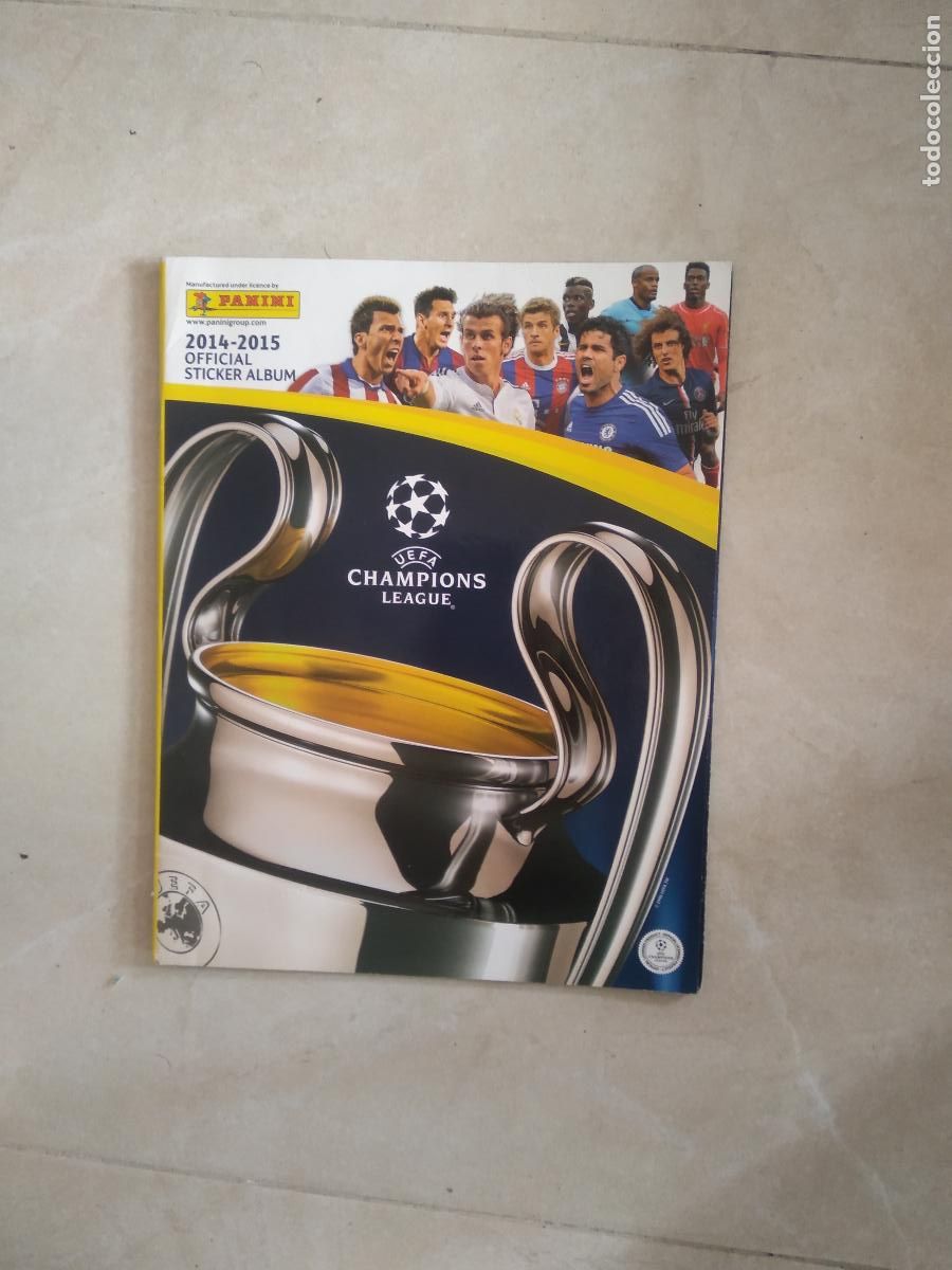 Figurine di Calcio: ALBUM VACIO CROMO FUTBOL PANINI 2014-2015 CHAMPIONS LEAGUE 14-15 MESSI BALE MULLER COSTA POGBA