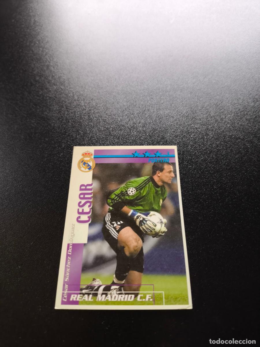 Figurine di Calcio: C&eacute;sar REAL MADRID FUTBOL MATCH TOTAL LIGA 2002 2003 02 03 NO PANINI ESTE ADRENALYN