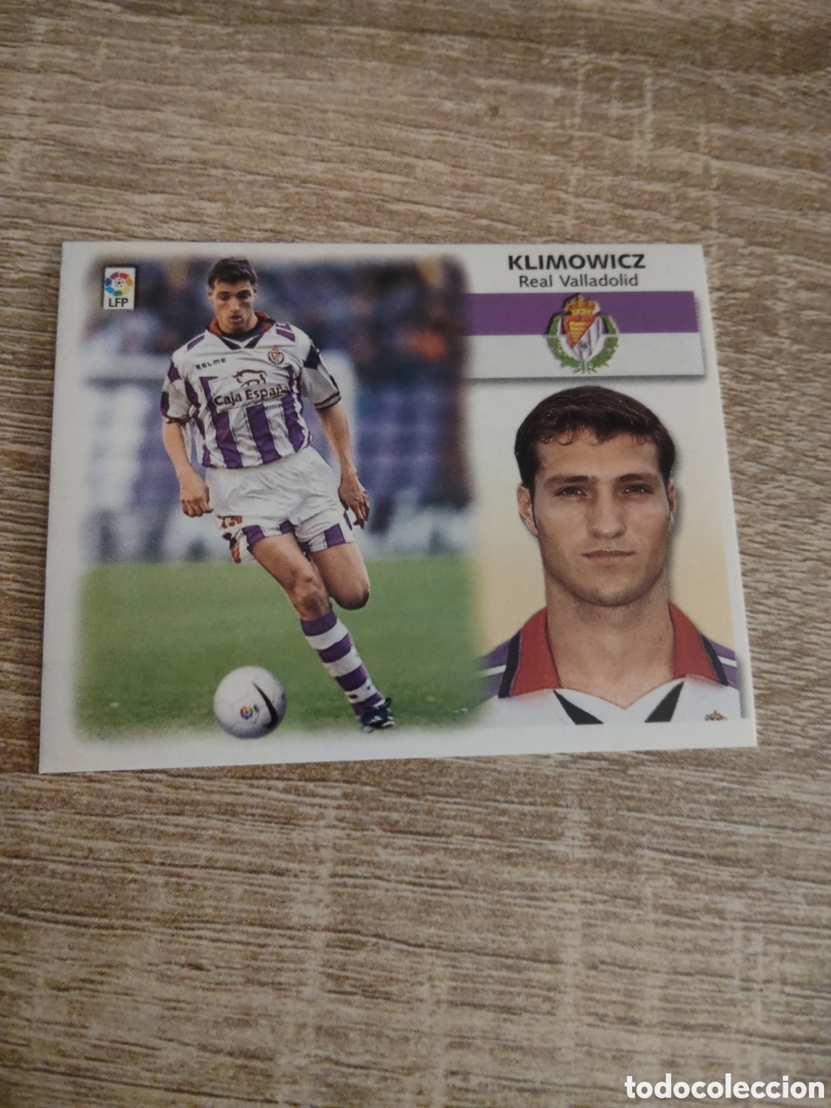 Figurine di Calcio: Klimowicz baja Real Valladolid liga 1999 2000 99 00 ediciones este nuevo