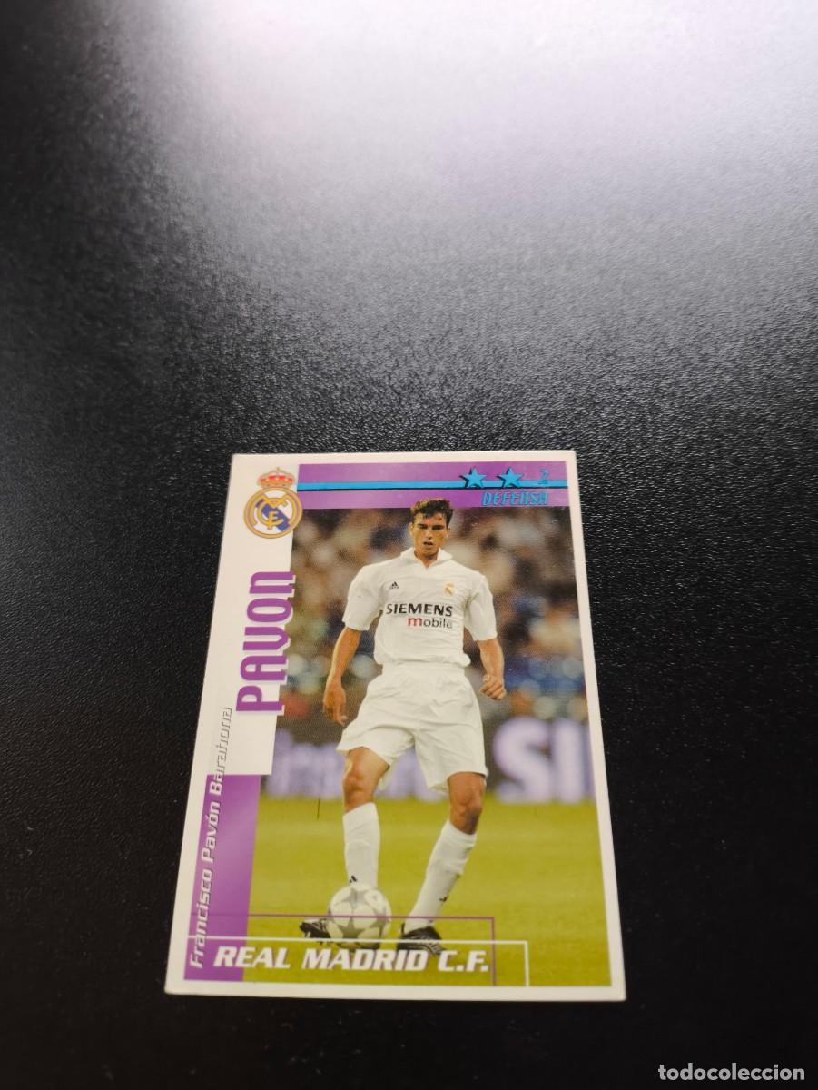 Figurine di Calcio: Pav&oacute;n REAL MADRID FUTBOL MATCH TOTAL LIGA 2002 2003 02 03 NO PANINI ESTE ADRENALYN