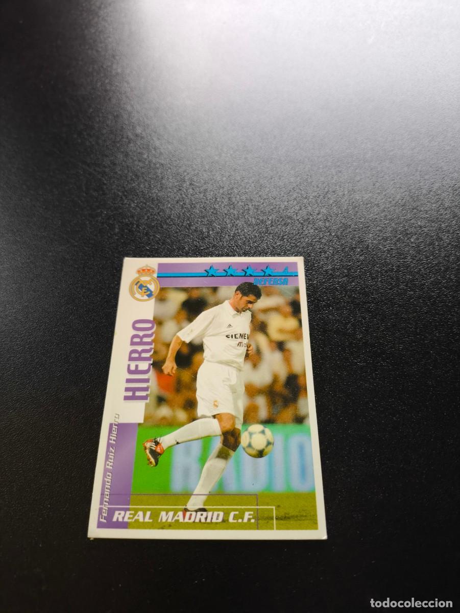 Cromos de f&uacute;tbol: Hierro REAL MADRID FUTBOL MATCH TOTAL LIGA 2002 2003 02 03 NO PANINI ESTE ADRENALYN