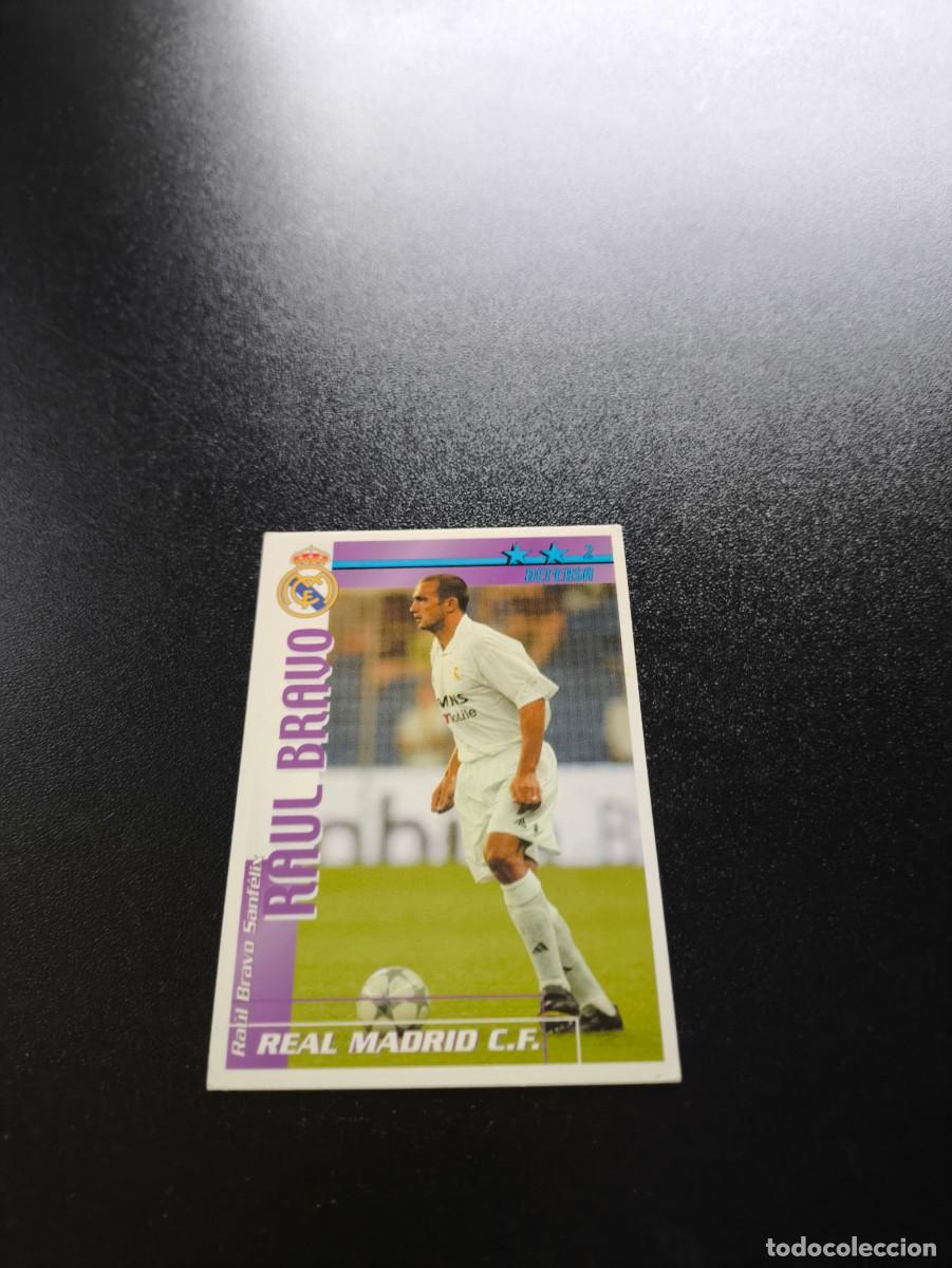 Cromos de f&uacute;tbol: Ra&uacute;l Bravo REAL MADRID FUTBOL MATCH TOTAL LIGA 2002 2003 02 03 NO PANINI ESTE ADRENALYN