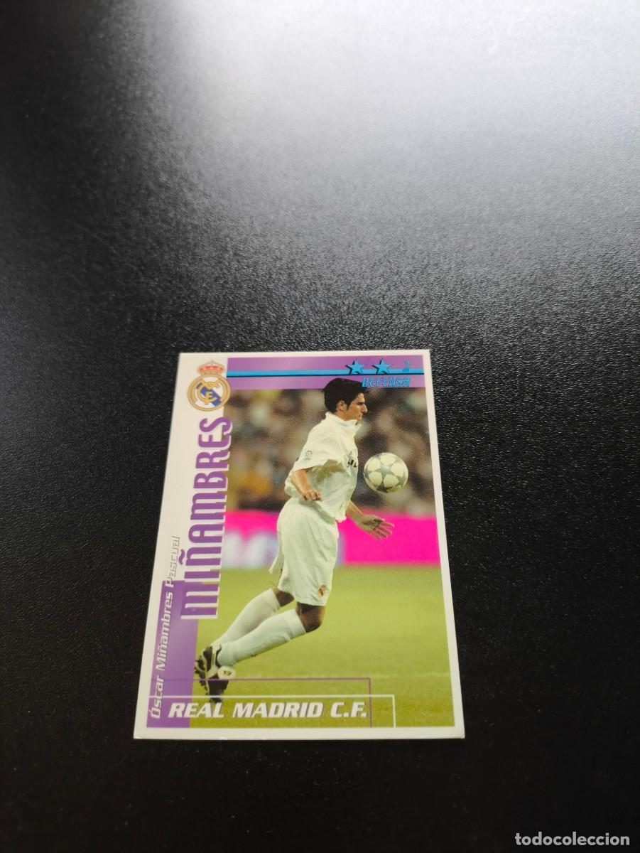 Cromos de f&uacute;tbol: Mi&ntilde;ambres REAL MADRID FUTBOL MATCH TOTAL LIGA 2002 2003 02 03 NO PANINI ESTE ADRENALYN