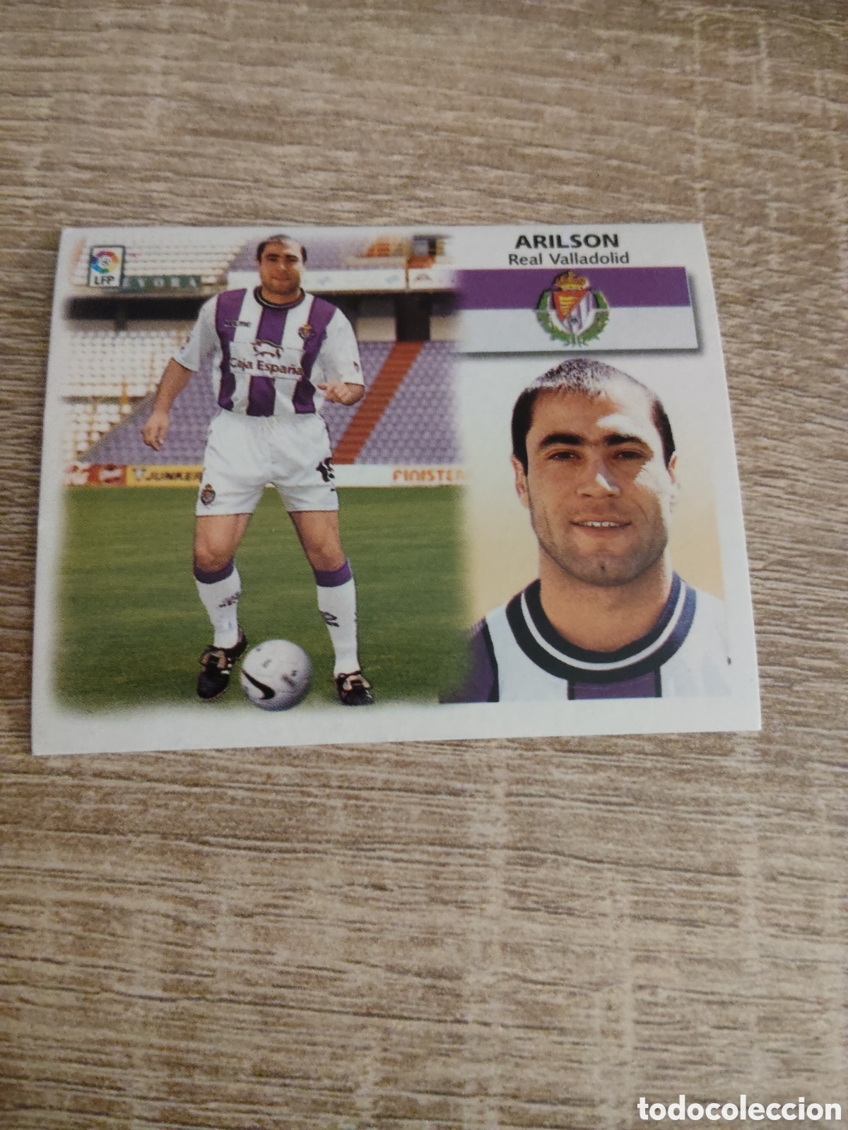 Cromos de f&uacute;tbol: Arilson coloca Real Valladolid liga 1999 2000 99 00 ediciones este nuevo