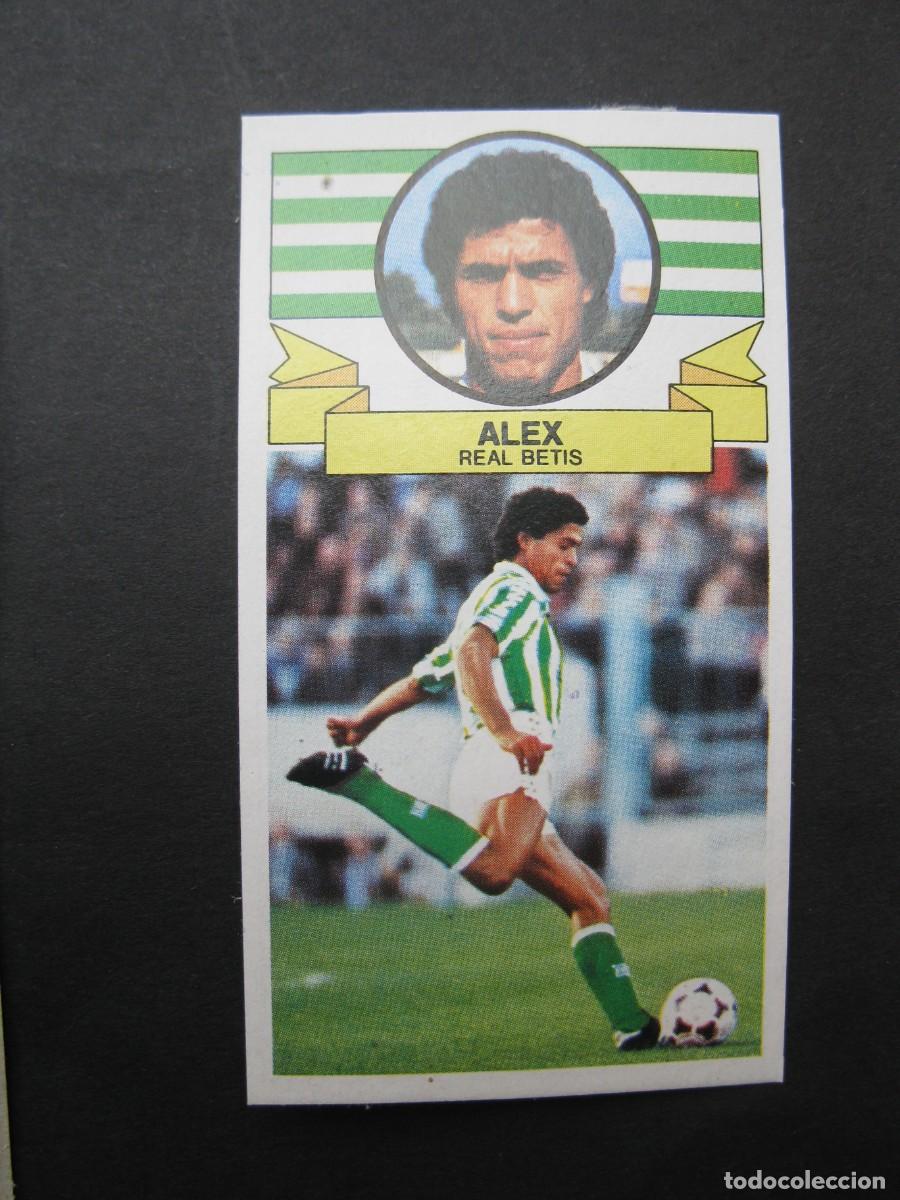 Cromos de f&uacute;tbol: ALEX (R. BETIS) - CAMPEONATO DE LIGA 85/86 - EDICIONES ESTE.