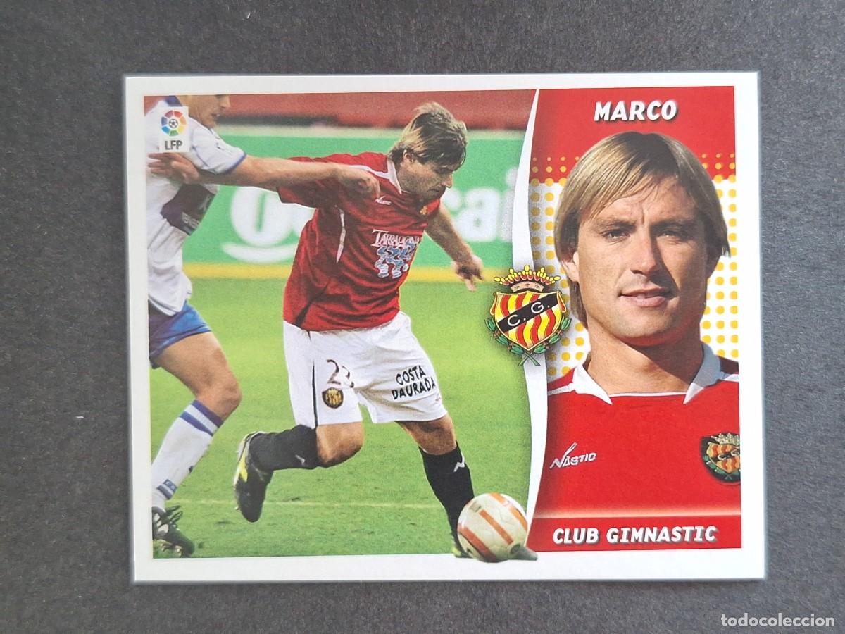 Cromos de f&uacute;tbol: L6 MARCO NASTIC DE TARRAGONA LIGA ESTE 2006 2007 06 07 NUNCA PEGADO SIN PEGAR