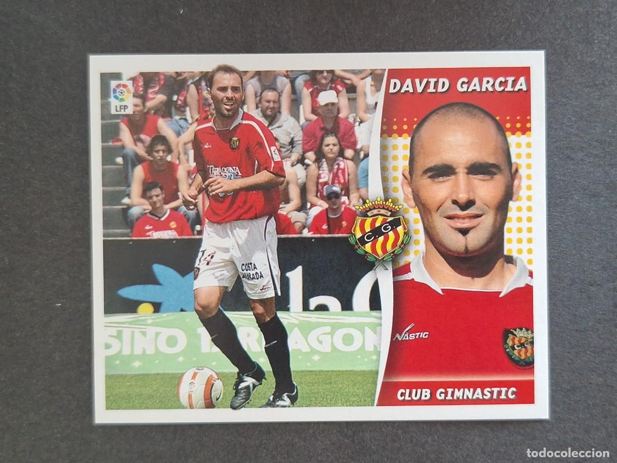 Cromos de f&uacute;tbol: L6 DAVID GARCIA NASTIC DE TARRAGONA LIGA ESTE 2006 2007 06 07 NUNCA PEGADO SIN PEGAR