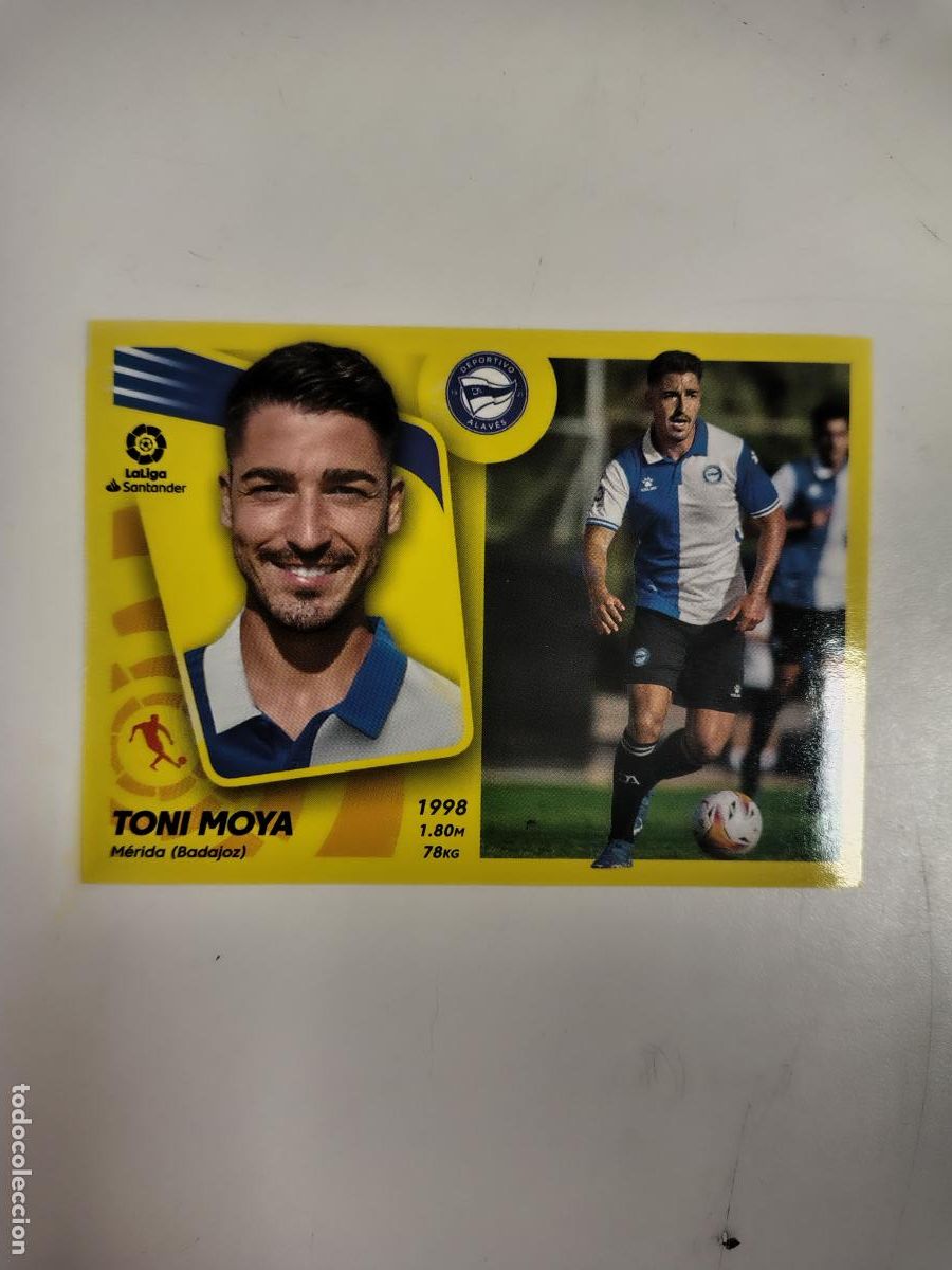 Cromos de f&uacute;tbol: Liga Este 2021-22 Alaves 14 BIS Toni Moya