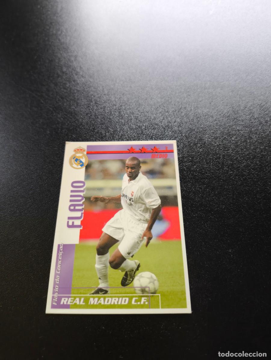 Cromos de f&uacute;tbol: Flavio Concei&ccedil;ao REAL MADRID FUTBOL MATCH TOTAL LIGA 2002 2003 02 03 NO PANINI ESTE ADRENALYN
