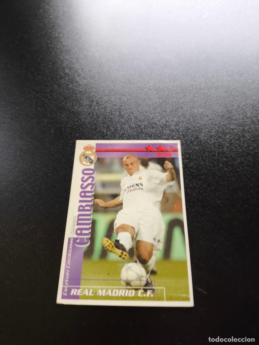 Cromos de f&uacute;tbol: Cambiasso REAL MADRID FUTBOL MATCH TOTAL LIGA 2002 2003 02 03 NO PANINI ESTE ADRENALYN