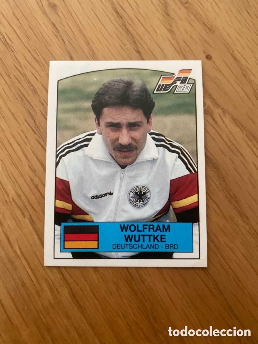 Cromos de f&uacute;tbol: Cromo panini euro 88 Alemania n&uacute;mero 64 Wuttke - Sticker album eurocup 1988 Germany