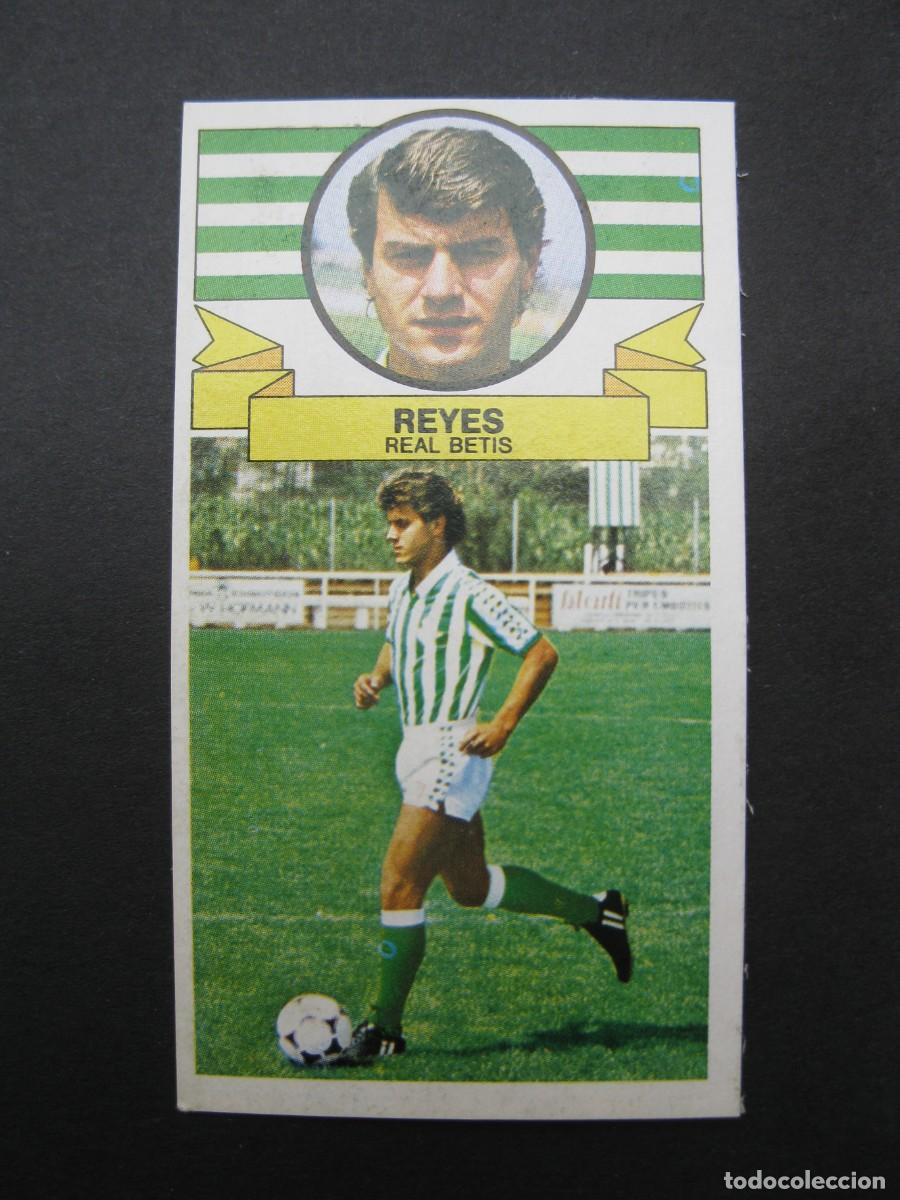 Cromos de f&uacute;tbol: REYES (R. BETIS) - CAMPEONATO DE LIGA 85/86 - EDICIONES ESTE.