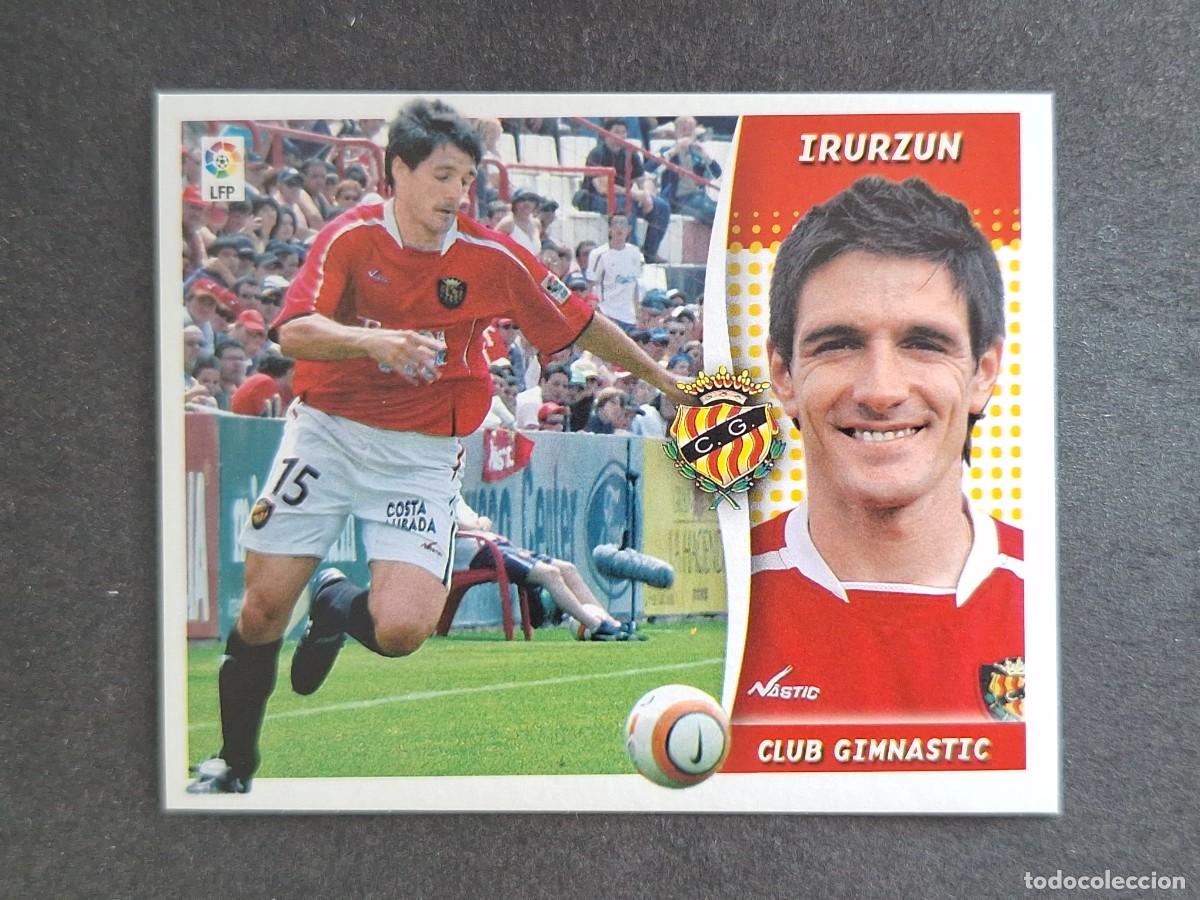 Cromos de f&uacute;tbol: L6 IRURZUN NASTIC DE TARRAGONA LIGA ESTE 2006 2007 06 07 NUNCA PEGADO SIN PEGAR
