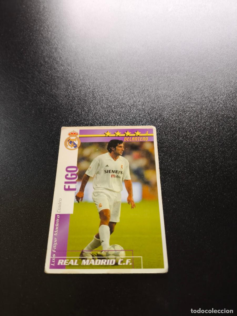 Cromos de f&uacute;tbol: Figo REAL MADRID FUTBOL MATCH TOTAL LIGA 2002 2003 02 03 NO PANINI ESTE ADRENALYN