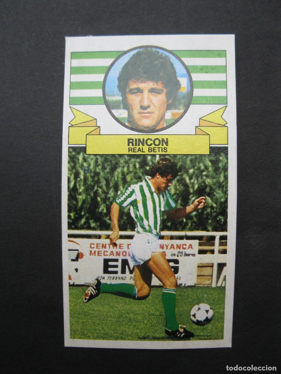 Cromos de f&uacute;tbol: RINCON (R. BETIS) - CAMPEONATO DE LIGA 85/86 - EDICIONES ESTE.
