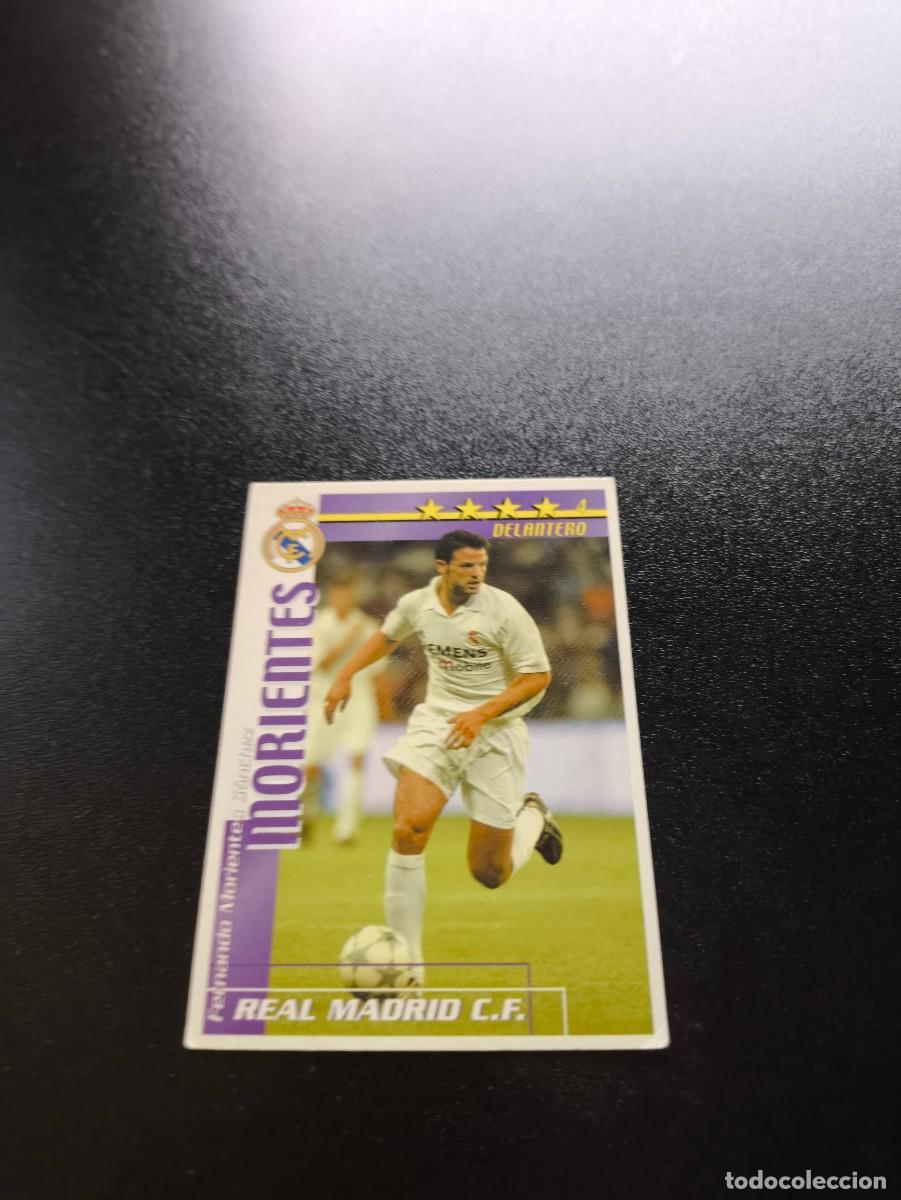 Cromos de f&uacute;tbol: Morientes REAL MADRID FUTBOL MATCH TOTAL LIGA 2002 2003 02 03 NO PANINI ESTE ADRENALYN