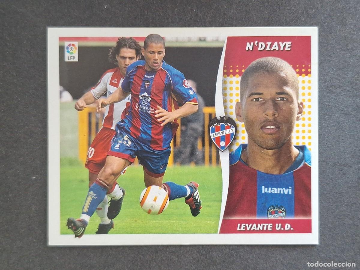 Cromos de f&uacute;tbol: L6 N'DIAYE LEVANTE U. D. LIGA ESTE 2006 2007 06 07 NUNCA PEGADO SIN PEGAR