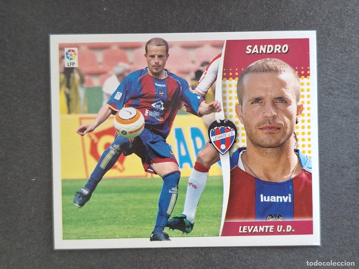 Cromos de f&uacute;tbol: L6 SANDRO LEVANTE U. D. LIGA ESTE 2006 2007 06 07 NUNCA PEGADO SIN PEGAR
