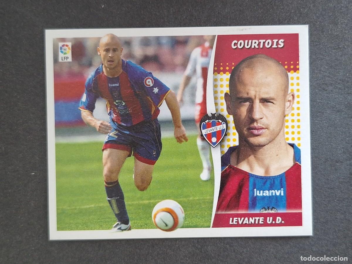 Cromos de f&uacute;tbol: L6 COURTOIS LEVANTE U. D. LIGA ESTE 2006 2007 06 07 NUNCA PEGADO SIN PEGAR