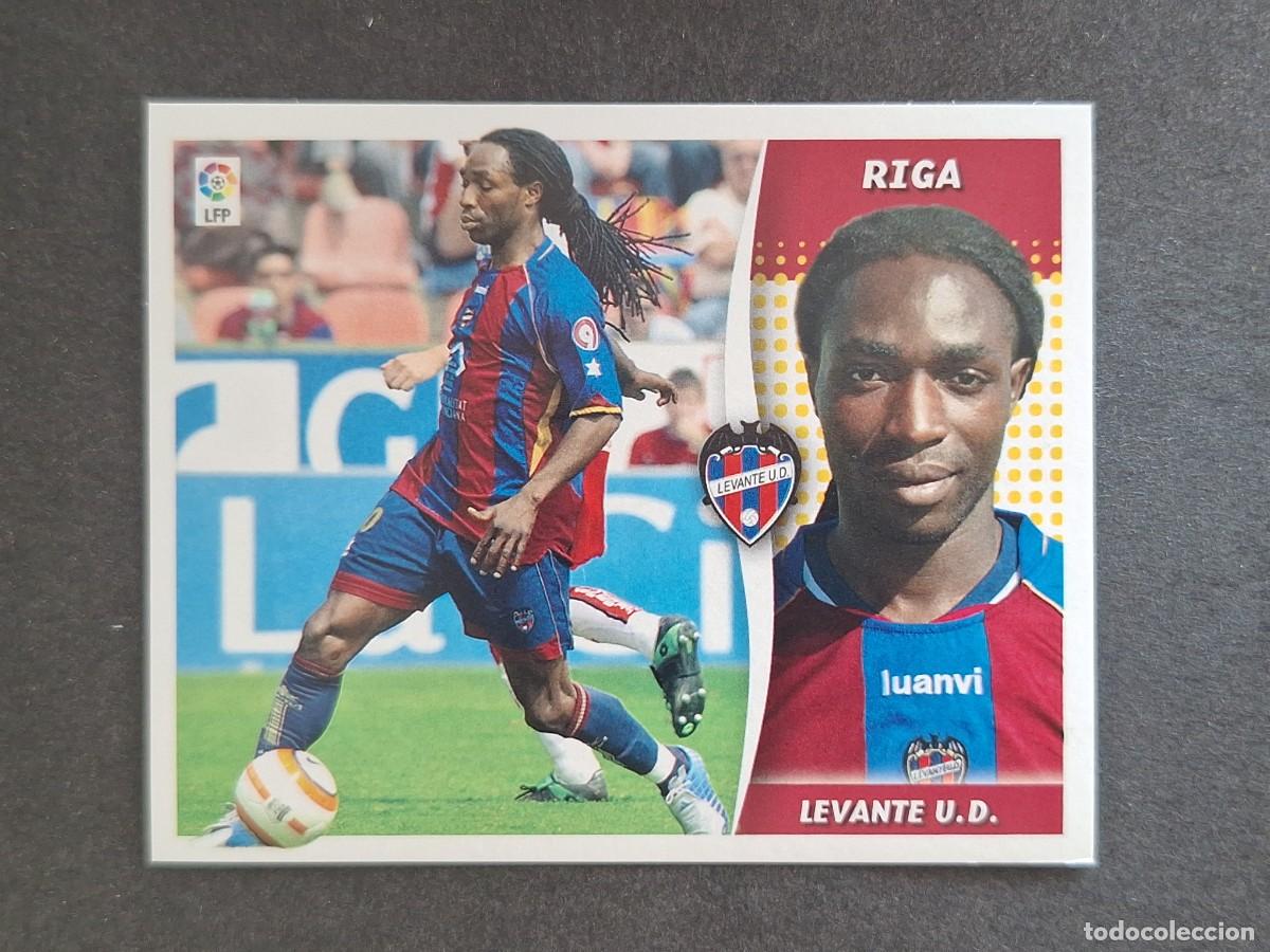Cromos de f&uacute;tbol: L6 RIGA LEVANTE U. D. LIGA ESTE 2006 2007 06 07 NUNCA PEGADO SIN PEGAR