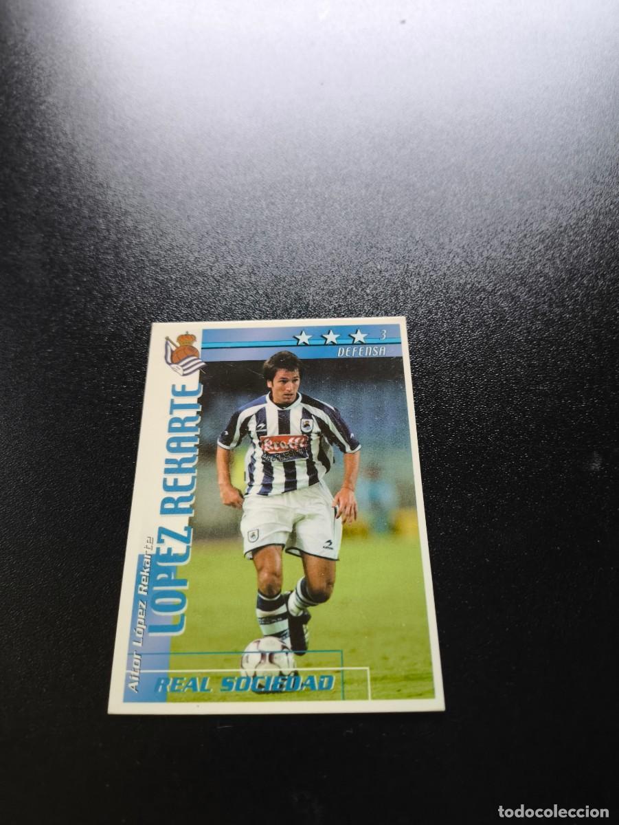 Cromos de f&uacute;tbol: L&oacute;pez Rekarte REAL SOCIEDAD FUTBOL MATCH TOTAL LIGA 2002 2003 02 03 NO PANINI ESTE ADRENALYN