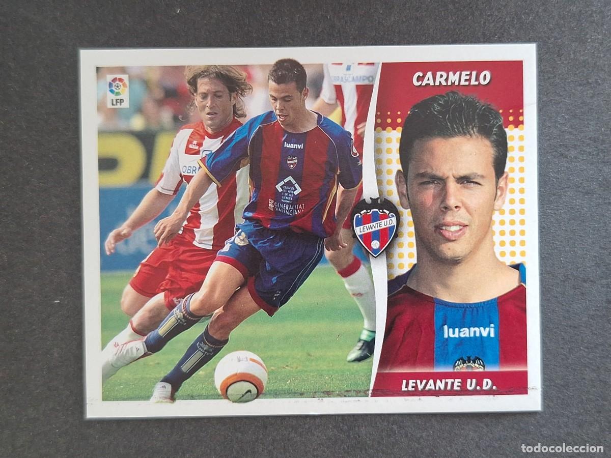 Cromos de f&uacute;tbol: L6 CARMELO LEVANTE U. D. LIGA ESTE 2006 2007 06 07 NUNCA PEGADO SIN PEGAR