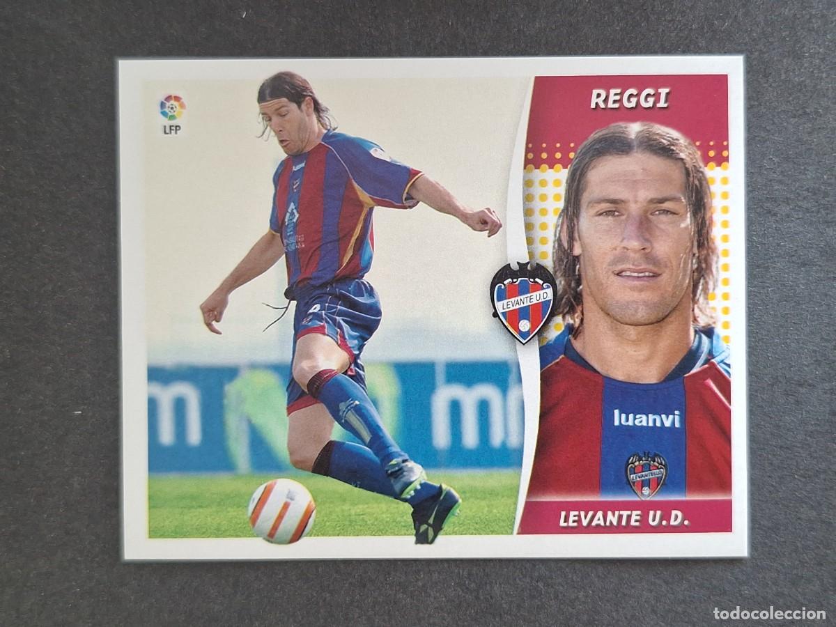 Cromos de f&uacute;tbol: L6 REGGI LEVANTE U. D. LIGA ESTE 2006 2007 06 07 NUNCA PEGADO SIN PEGAR