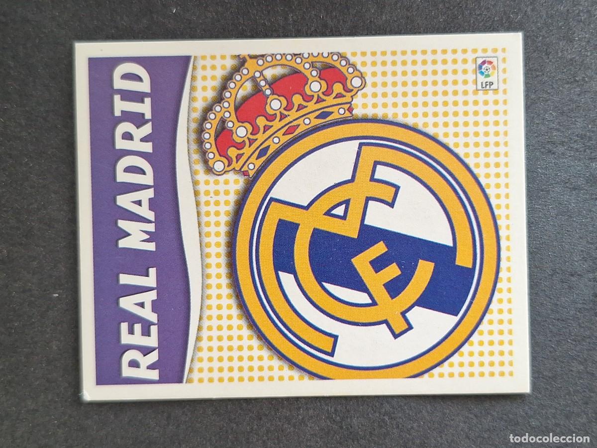 Cromos de f&uacute;tbol: L6 ESCUDO REAL MADRID LIGA ESTE 2006 2007 06 07 NUNCA PEGADO SIN PEGAR