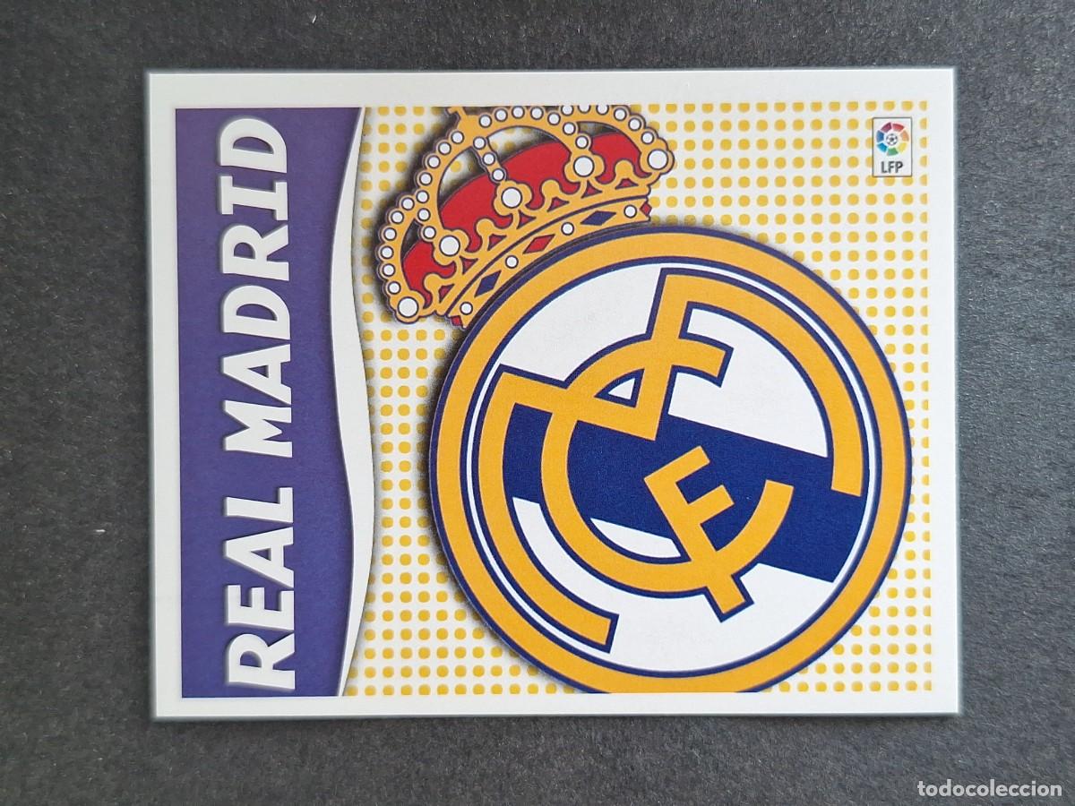 Cromos de f&uacute;tbol: L6 ESCUDO REAL MADRID LIGA ESTE 2006 2007 06 07 NUNCA PEGADO SIN PEGAR