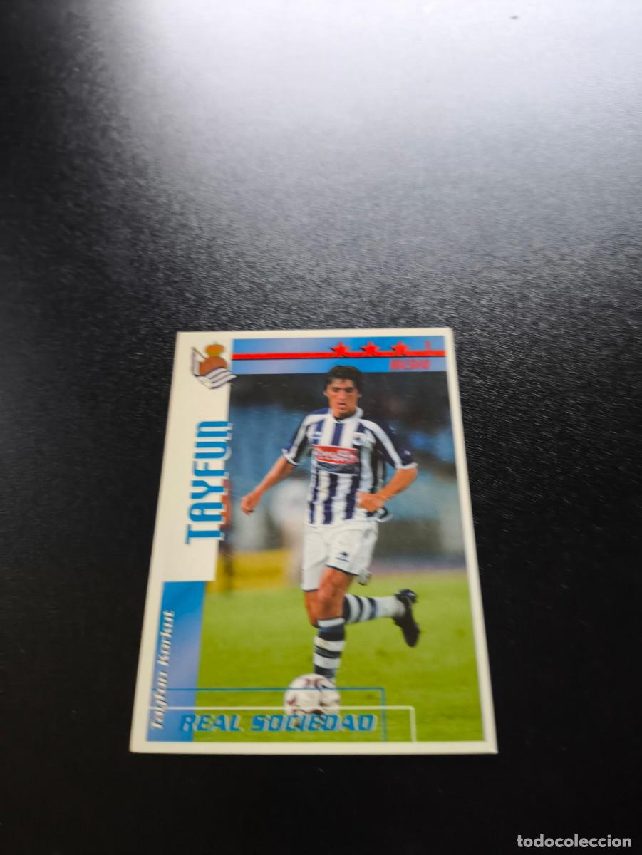 Cromos de f&uacute;tbol: Tayfun REAL SOCIEDAD FUTBOL MATCH TOTAL LIGA 2002 2003 02 03 NO PANINI ESTE ADRENALYN