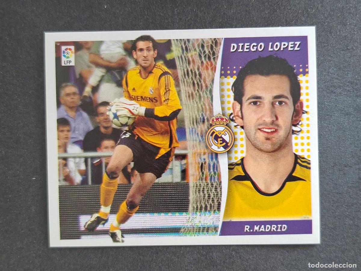 Cromos de f&uacute;tbol: L6 DIEGO LOPEZ REAL MADRID LIGA ESTE 2006 2007 06 07 NUNCA PEGADO SIN PEGAR