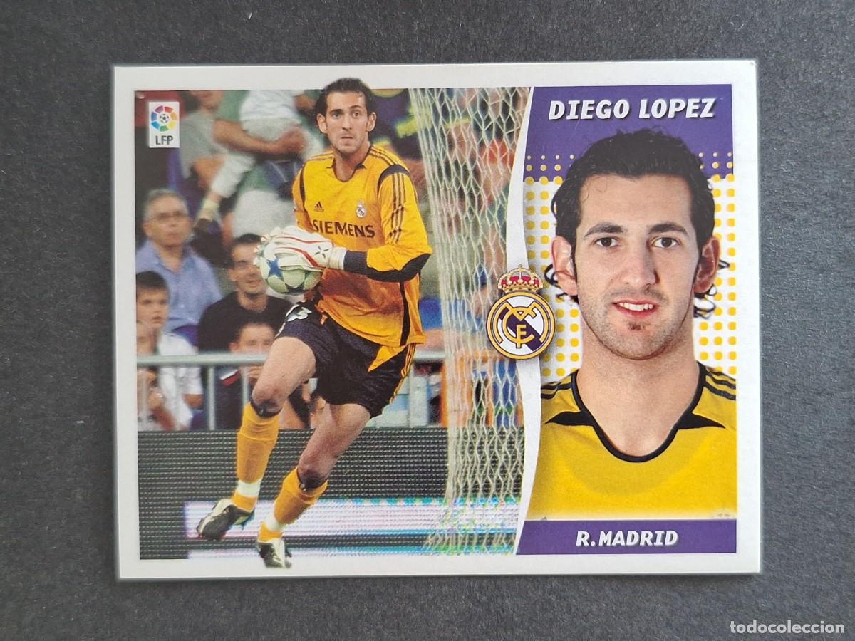 Cromos de f&uacute;tbol: L6 DIEGO LOPEZ REAL MADRID LIGA ESTE 2006 2007 06 07 NUNCA PEGADO SIN PEGAR