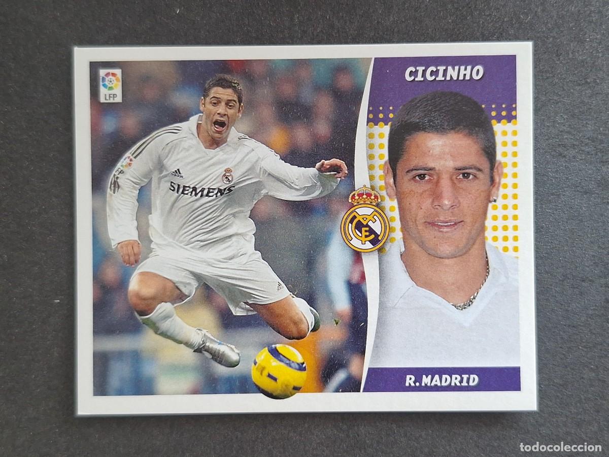 Cromos de f&uacute;tbol: L6 CICINHO REAL MADRID LIGA ESTE 2006 2007 06 07 NUNCA PEGADO SIN PEGAR