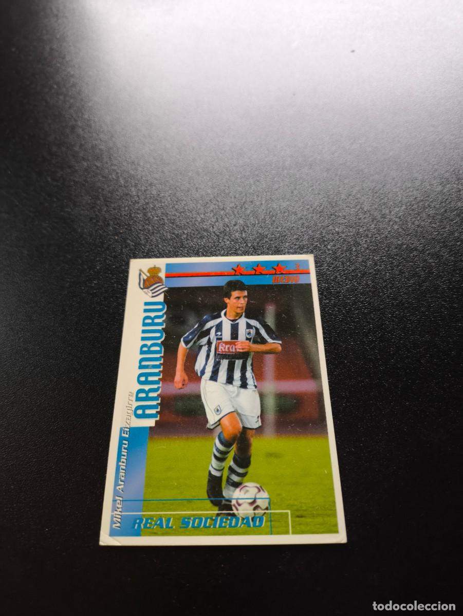 Figurine di Calcio: Aranburu REAL SOCIEDAD FUTBOL MATCH TOTAL LIGA 2002 2003 02 03 NO PANINI ESTE ADRENALYN