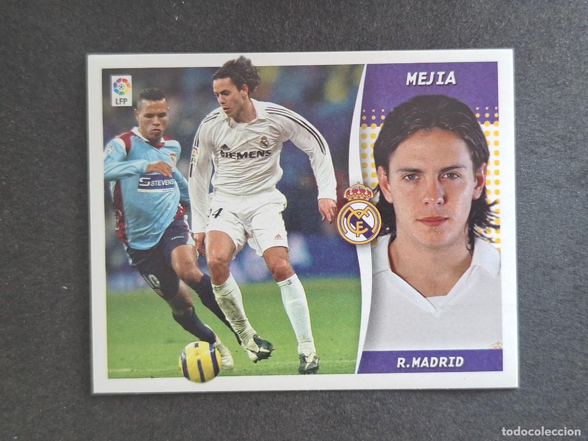 Figurine di Calcio: L6 MEJIA REAL MADRID LIGA ESTE 2006 2007 06 07 NUNCA PEGADO SIN PEGAR