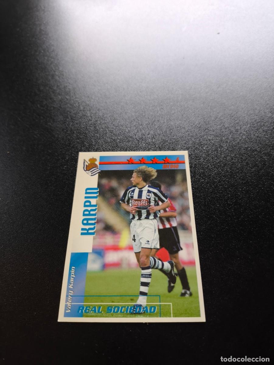 Figurine di Calcio: Karpin REAL SOCIEDAD FUTBOL MATCH TOTAL LIGA 2002 2003 02 03 NO PANINI ESTE ADRENALYN