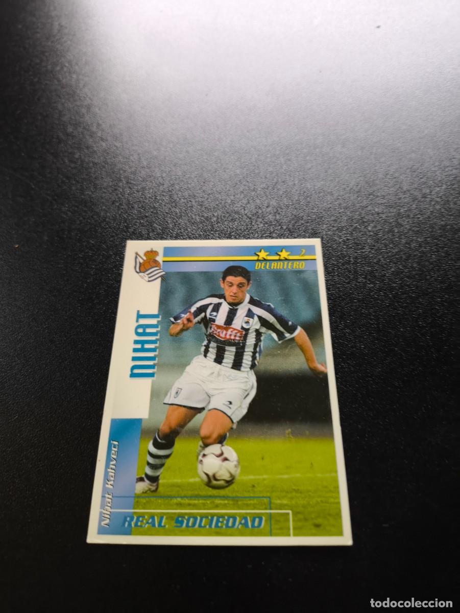 Cromos de f&uacute;tbol: Nihat REAL SOCIEDAD FUTBOL MATCH TOTAL LIGA 2002 2003 02 03 NO PANINI ESTE ADRENALYN