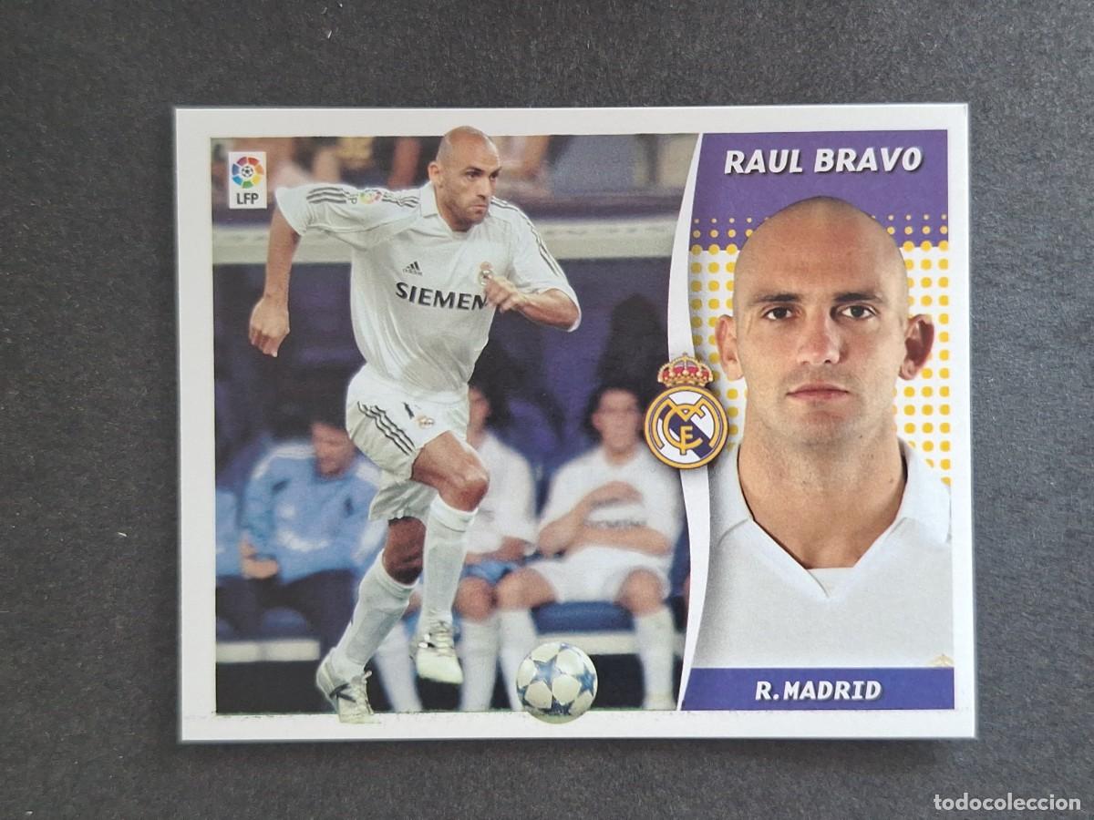 Cromos de f&uacute;tbol: L6 RAUL BRAVO REAL MADRID LIGA ESTE 2006 2007 06 07 NUNCA PEGADO SIN PEGAR