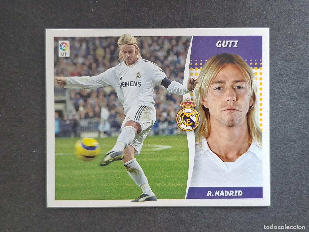 Cromos de f&uacute;tbol: L6 GUTI REAL MADRID LIGA ESTE 2006 2007 06 07 NUNCA PEGADO SIN PEGAR