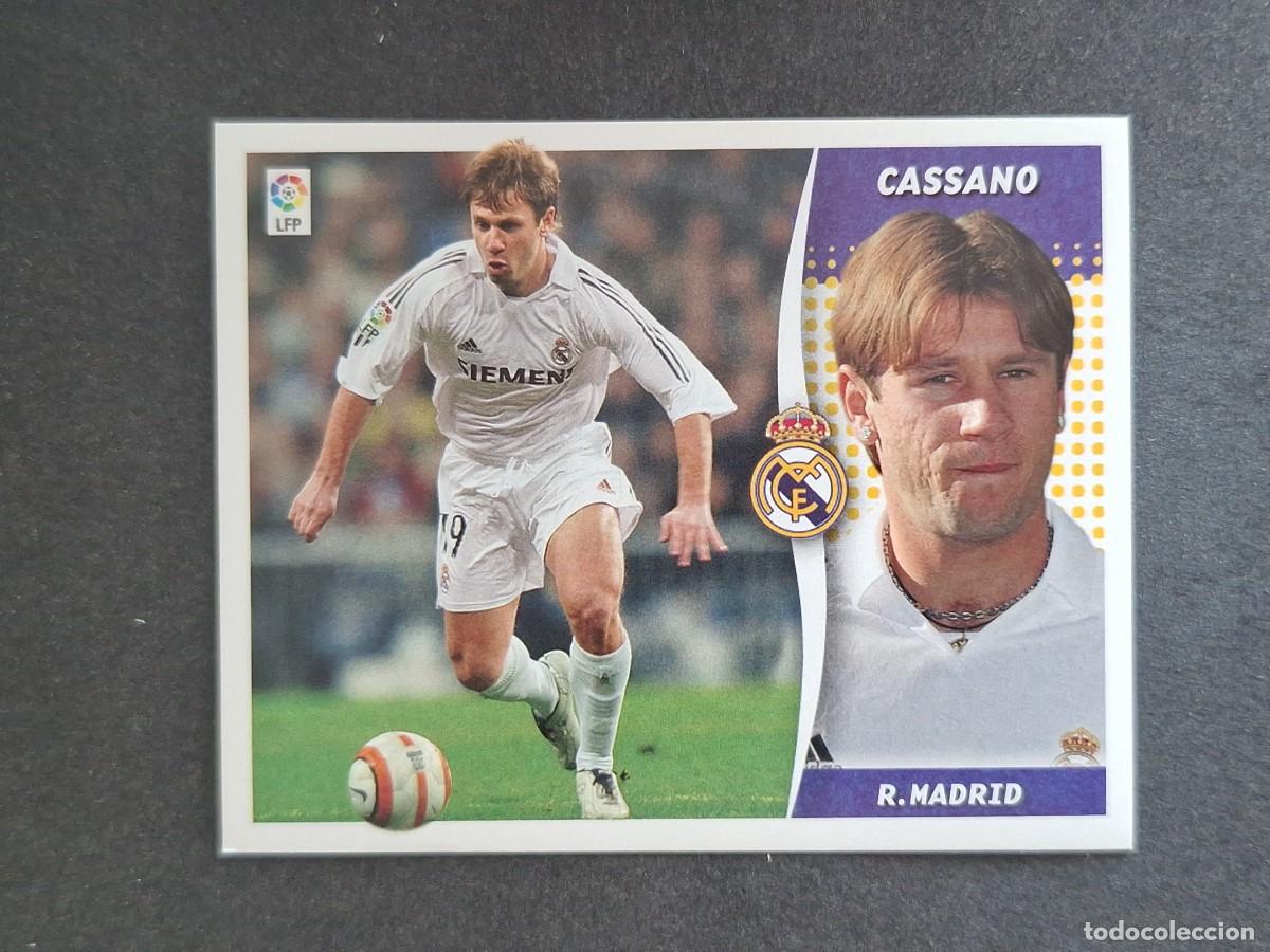 Cromos de f&uacute;tbol: L6 CASSANO REAL MADRID LIGA ESTE 2006 2007 06 07 NUNCA PEGADO SIN PEGAR