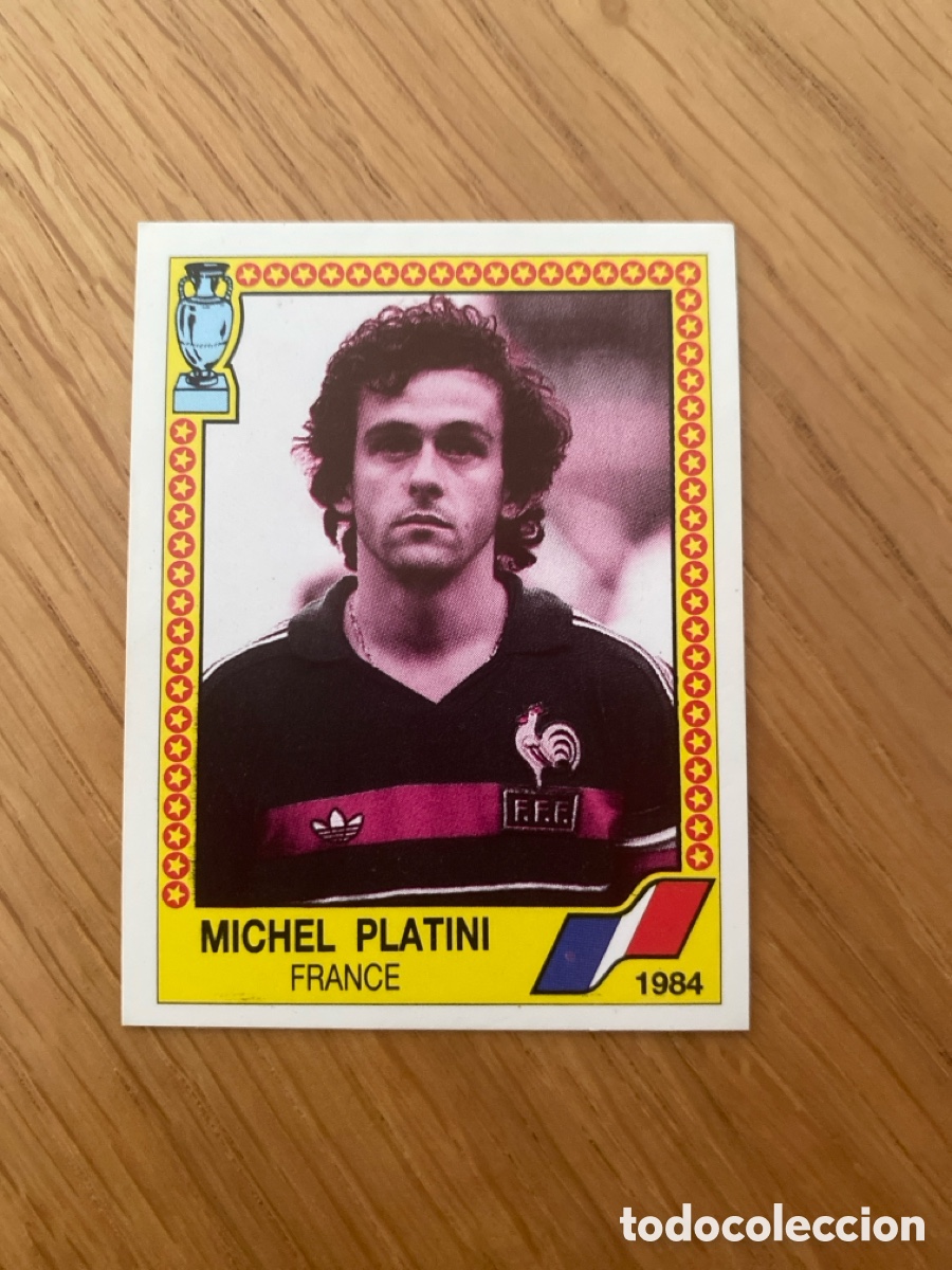 Cromos de f&uacute;tbol: Cromo panini euro 88 Alemania n&uacute;mero 18 Platini - Sticker album eurocup 1988 Germany