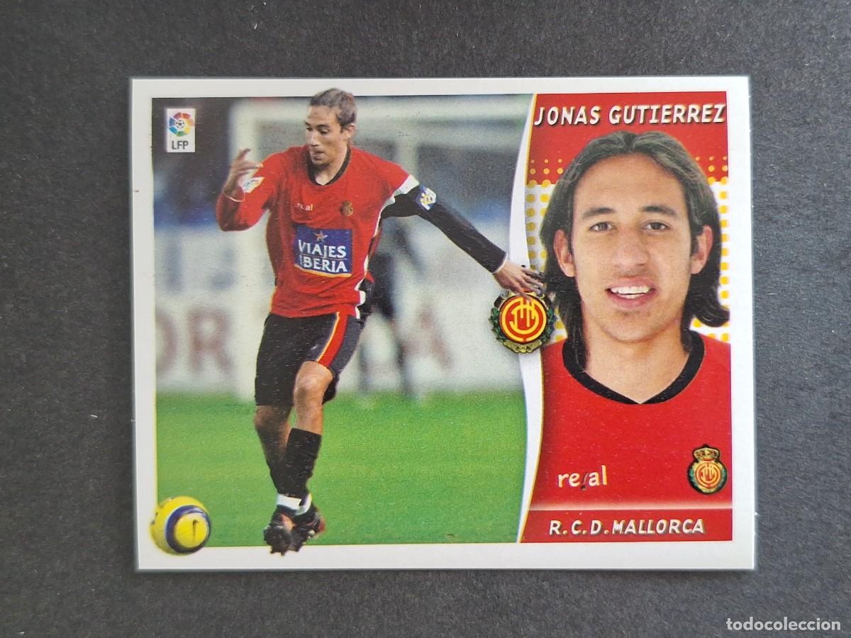 Football Stickers: L6 JONAS GUTIERREZ R. C. D. MALLORCA LIGA ESTE 2006 2007 06 07 NUNCA PEGADO SIN PEGAR