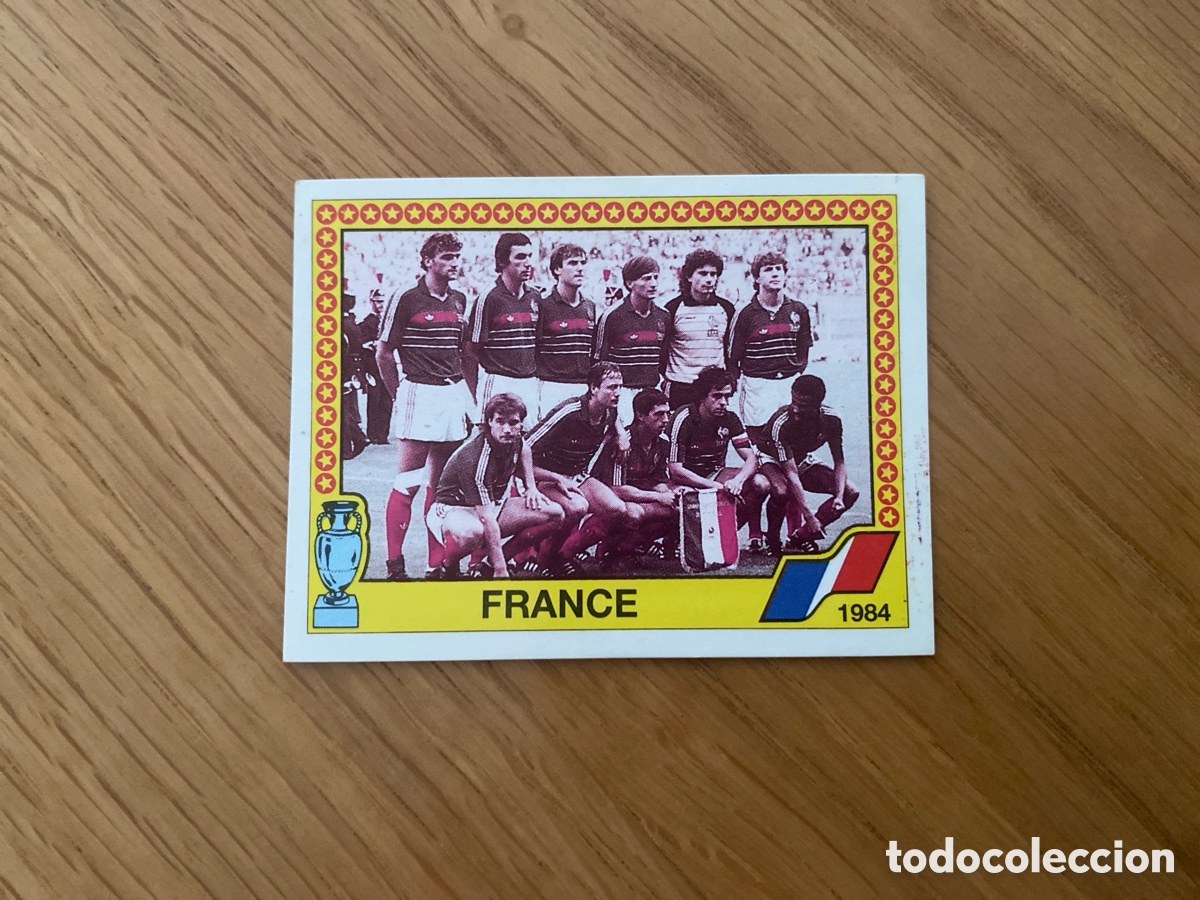 Cromos de f&uacute;tbol: Cromo panini euro 88 Alemania n&uacute;mero 17 Francia/France - Sticker album eurocup 1988 Germany