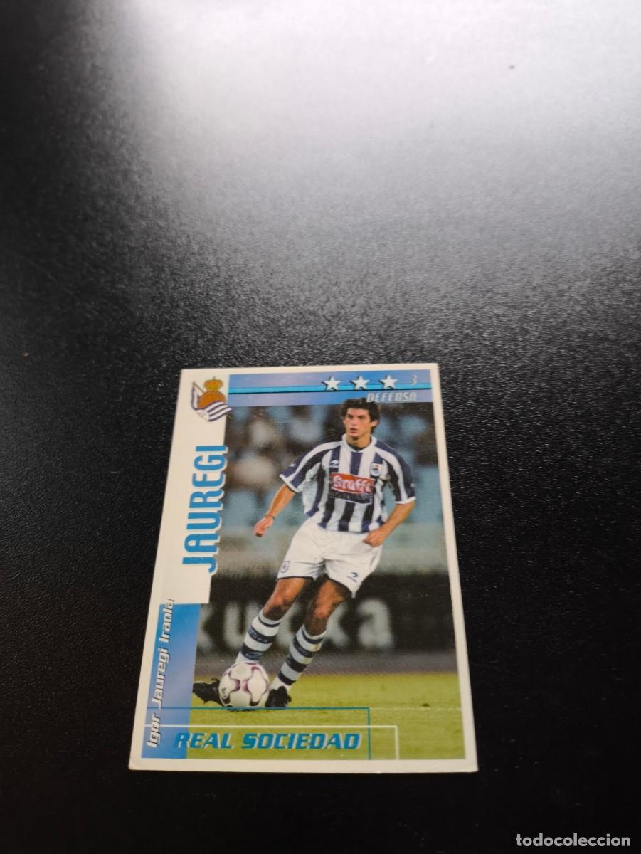 Cromos de f&uacute;tbol: Jauregi REAL SOCIEDAD FUTBOL MATCH TOTAL LIGA 2002 2003 02 03 NO PANINI ESTE ADRENALYN