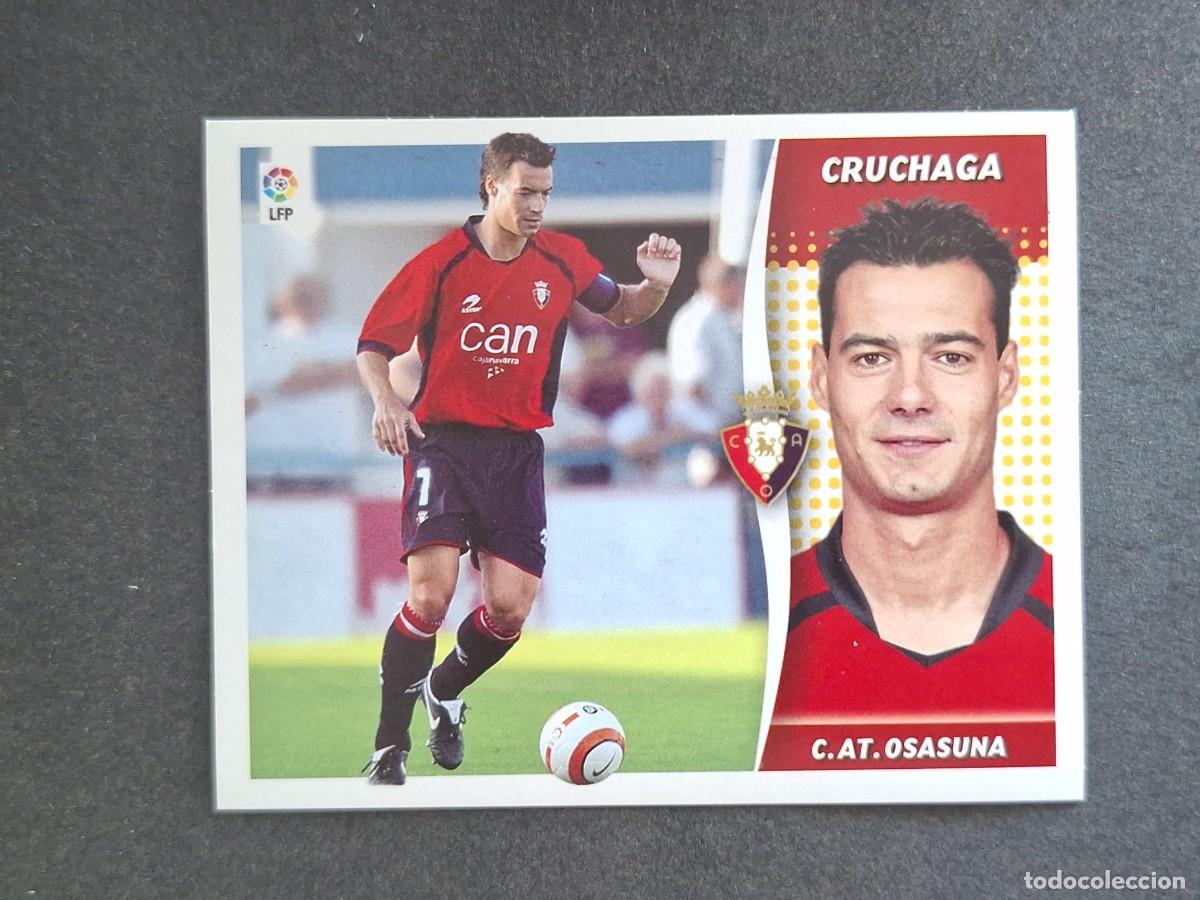 Cromos de f&uacute;tbol: L6 CRUCHAGA C. A. OSASUNA LIGA ESTE 2006 2007 06 07 NUNCA PEGADO SIN PEGAR