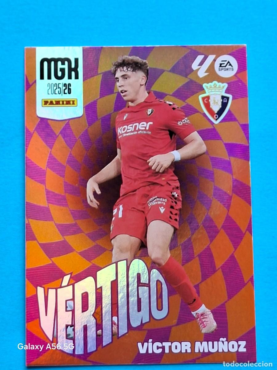 Cromos de f&uacute;tbol: NW VERTIGO #510 V&Iacute;CTOR MU&Ntilde;OZ (Osasuna) - Panini MGK La Liga 2025-26
